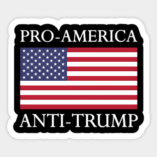 Pro-America -Trump American Usa Flag Resist Sticker